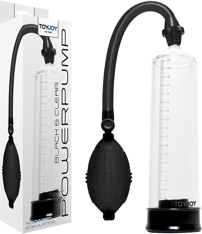 ToyJoy Black & Clear Power Pump | Pompe pour l'agrandissement du pénis