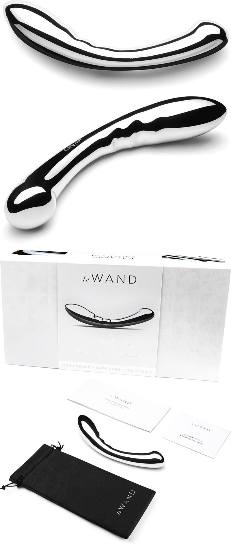 Le Wand Arch | G-Punkt Dildo aus Stahl