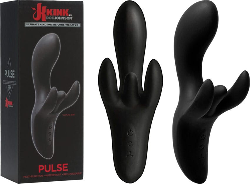 Doc Johnson Kink Pulse | Rabbit- & G-Punkt-Vibrator | 4 Motoren