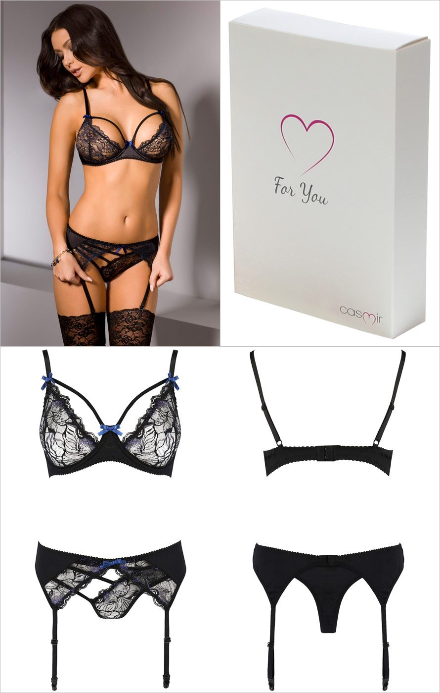 Casmir Keith | Ensemble de lingerie 3 pièces, original et ultra sexy