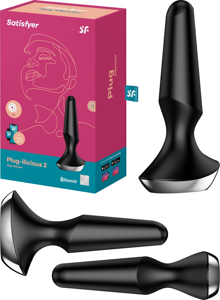 Satisfyer Plug-Ilicious 2 | Plug anal vibrant contrôlable à distance