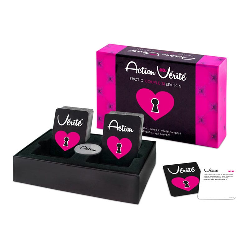 Action ou Vérité - Jeu érotique pour couple (Français) - KissKiss