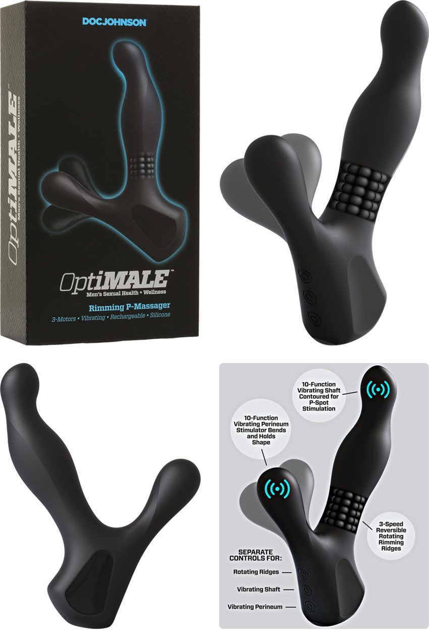 OptiMALE Rimming P-Massager | Analvibrator für Männer