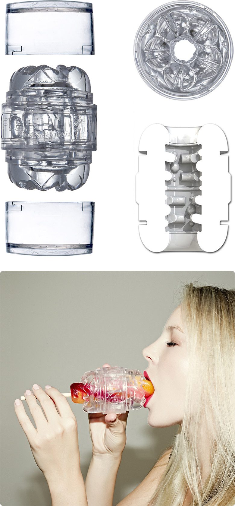 Fleshlight QuickShot Vantage - Transparent | Achat discret 24h