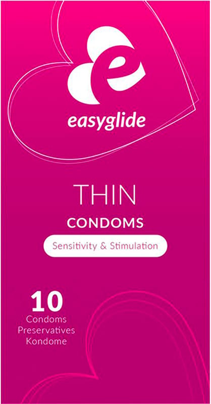 Easyglide Thin | Emballage de 10 préservatifs ultra-fins et lisse