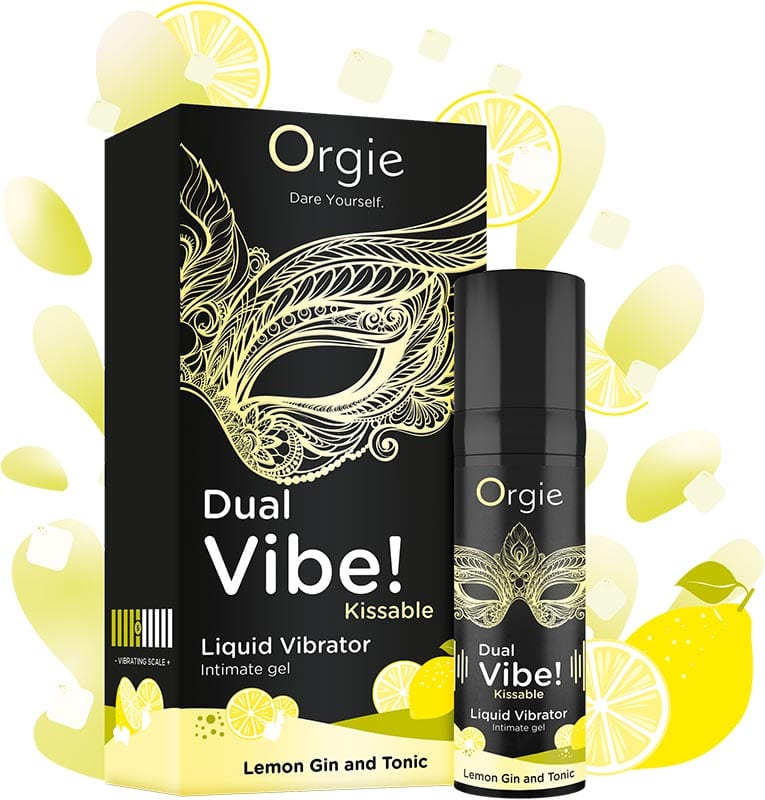 Orgie Dual Vibe Kissable | Liquid Vibrator | Intimstimulationsgel
