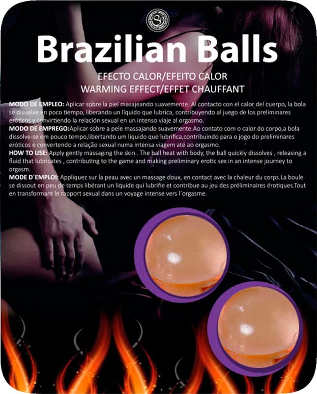 Brazilian Balls | Boules lubrifiantes & chauffantes à la cannelle