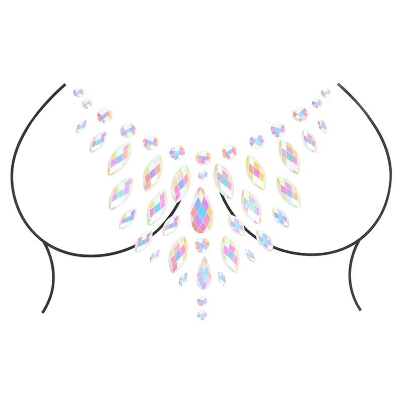 Ouch! Glow in the Dark | Strass autocollants pour la poitrine