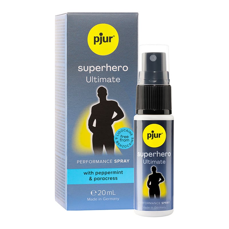 pjur Superhero Ultimate | spray retardant pour homme | 20 ml