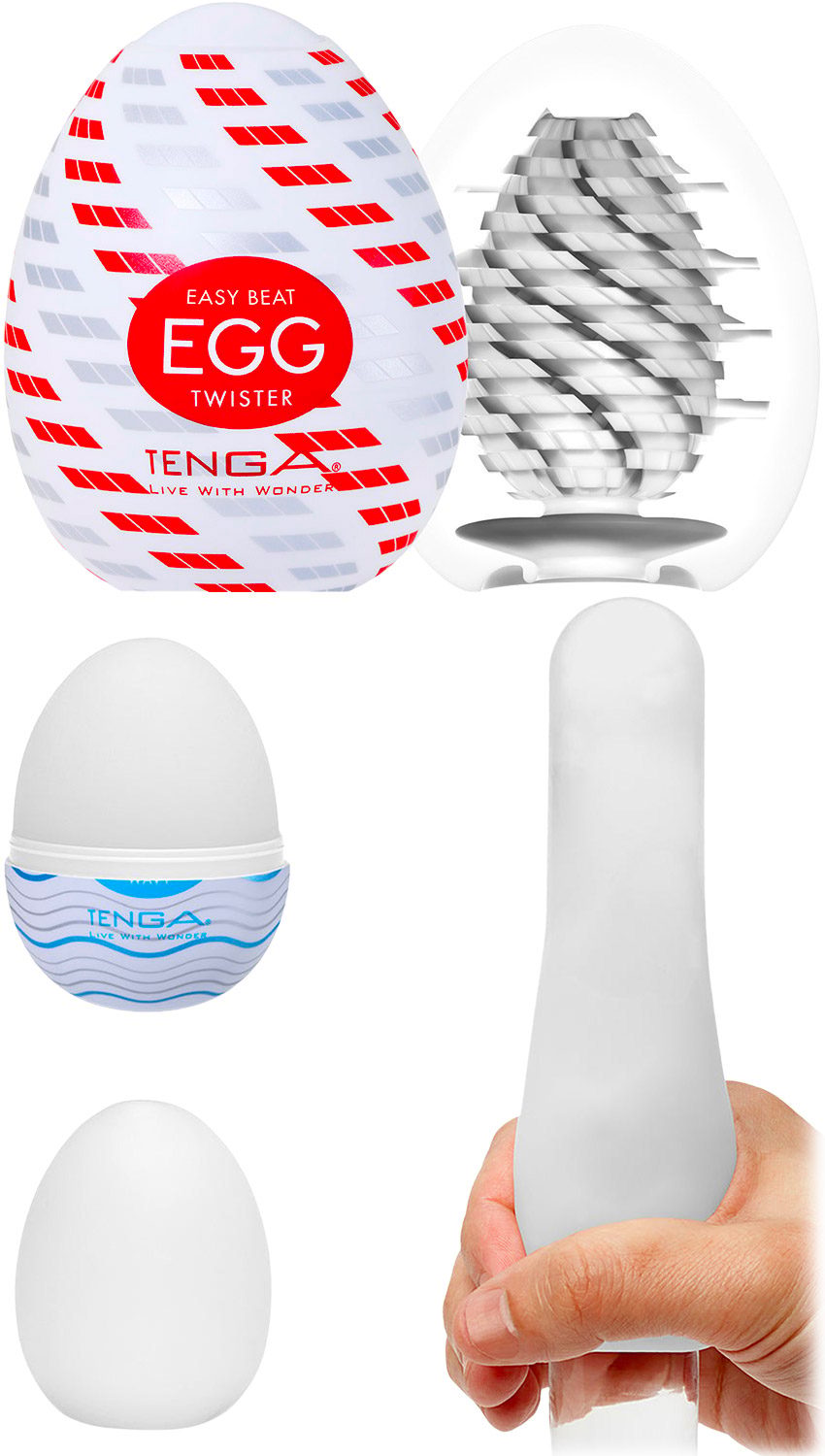 Tenga Egg Twister | Masturbator | Stimulierungshülle für Penis