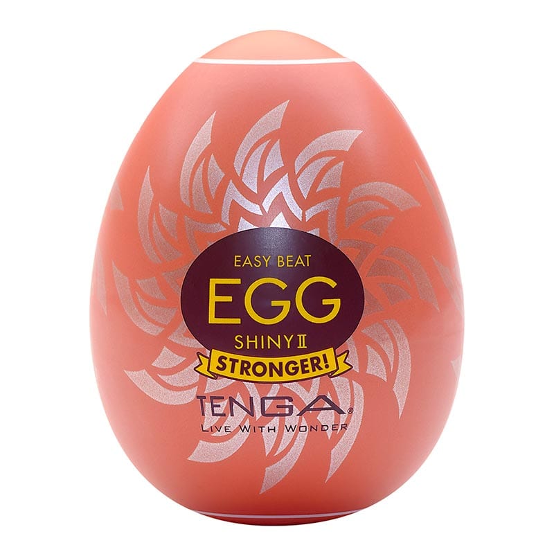 Tenga Egg Shiny II | Masturbator mit stark strukturierter Hülle