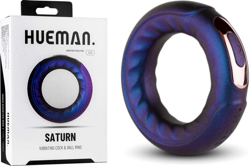Hueman Saturn | Vibrierender Ring für Penis und Hoden | Für Männer