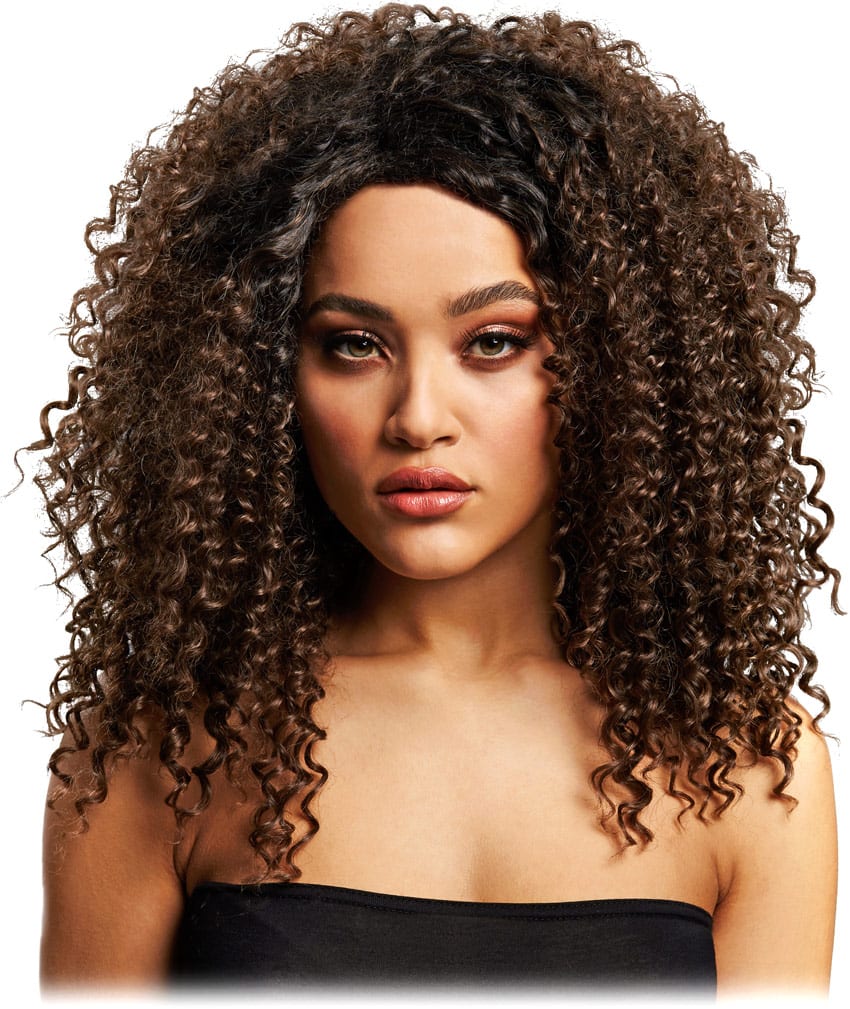 Fever Wigs Lizzo | Afro-Perücke | Dunkelbraun