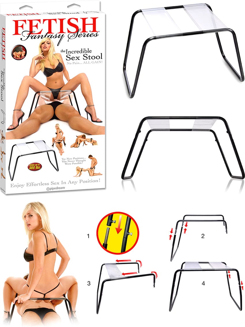Fetish Fantasy The Incredible Sex Stool - Sexstuhl mit Öffnung