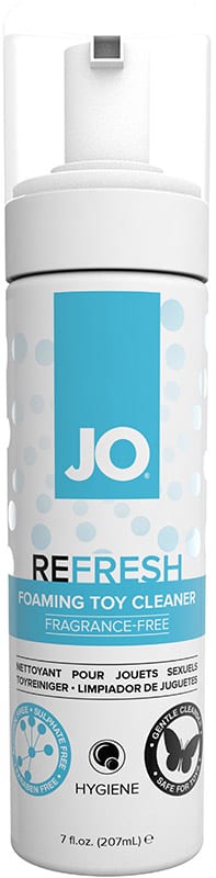 System JO Refresh | Mousse nettoyante pour sextoys | 207 ml