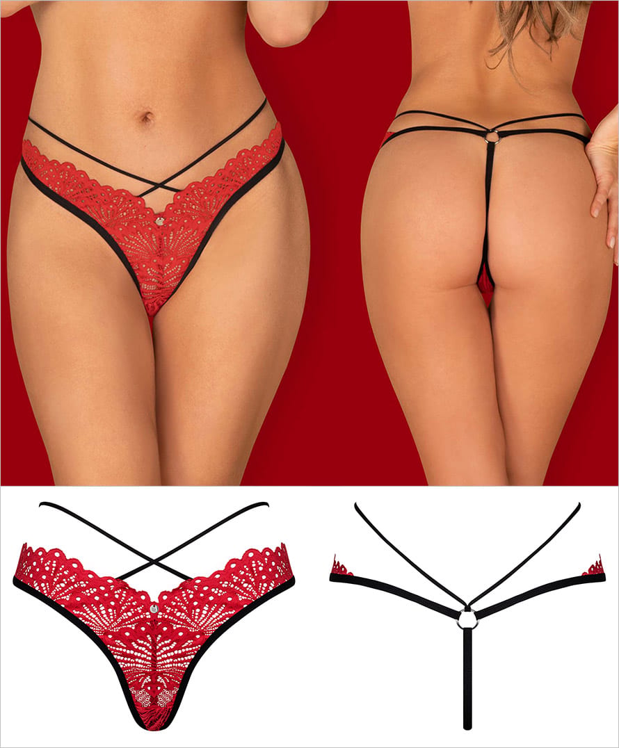 Obsessive String Mettia - Rouge