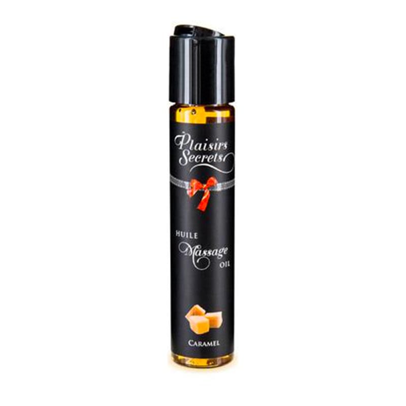 Plaisirs Secrets | Huile de massage comestible | Caramel