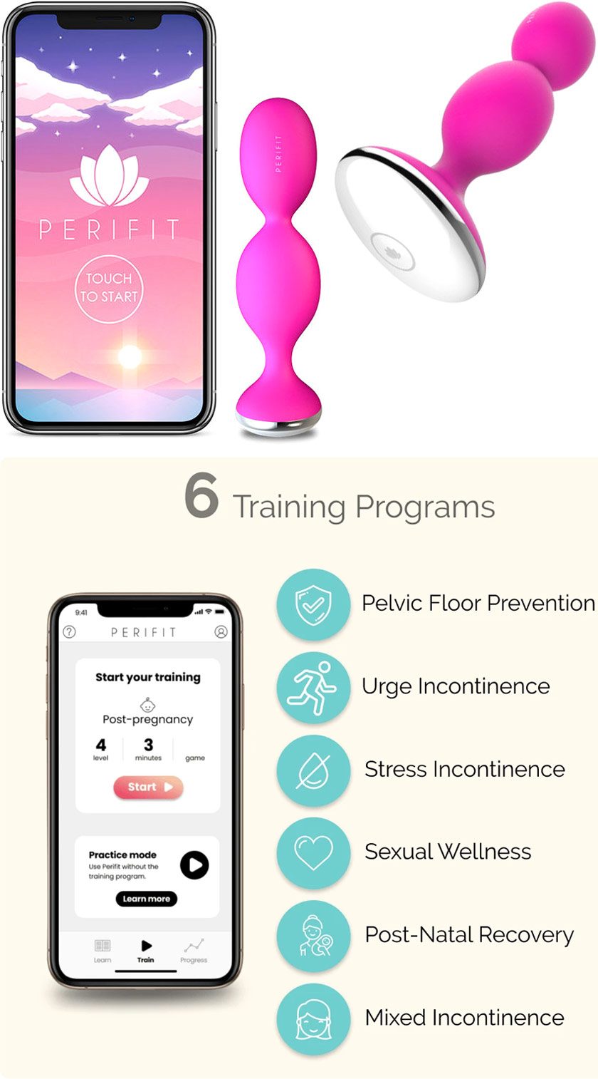 Perifit | Perineale Rehabilitationssonde mit App (iOS/Android)