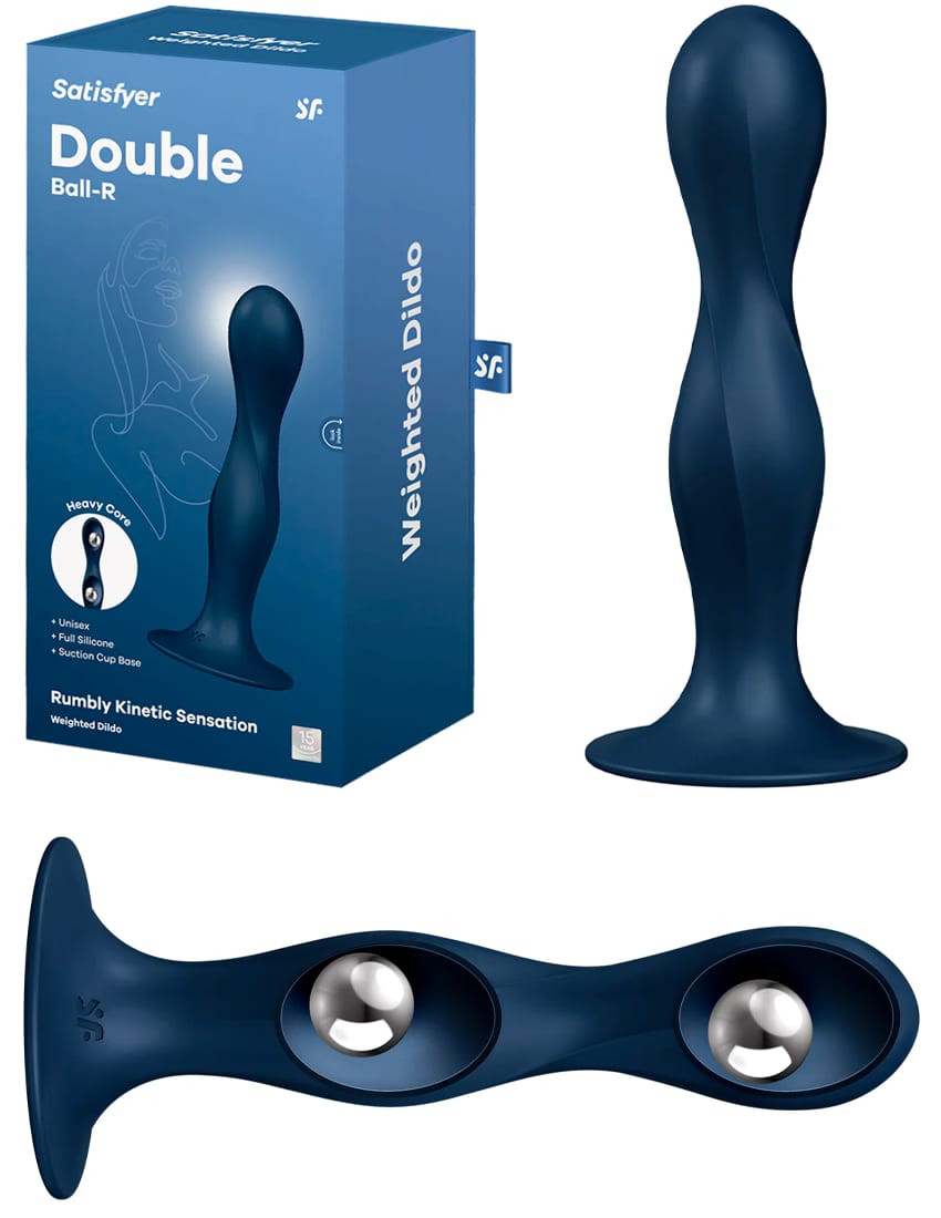 Satisfyer Double Ball-R | Plug anal en silicone | Homme & femme