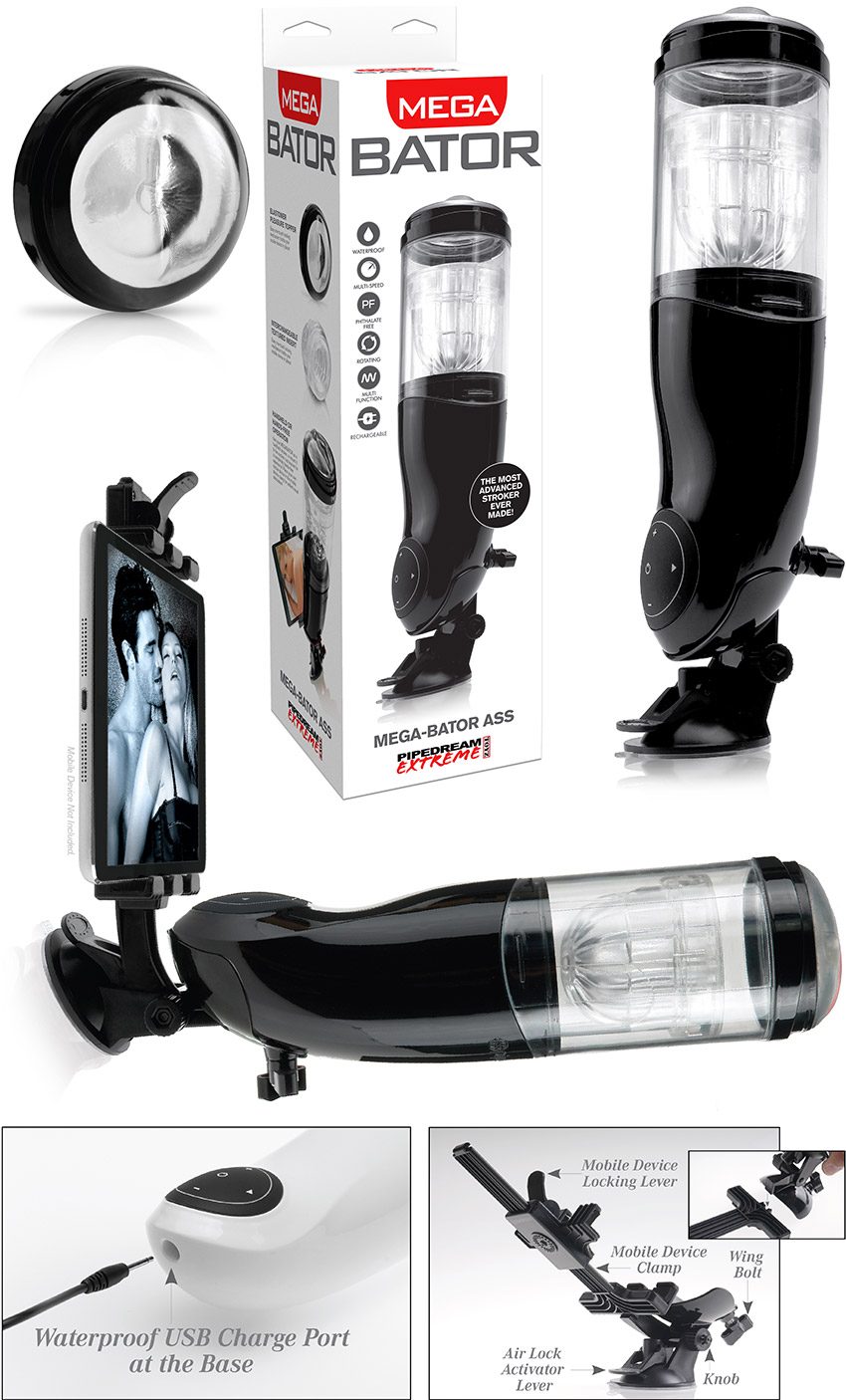Pipedream Mega-Bator | Masturbateur automatique | Anus