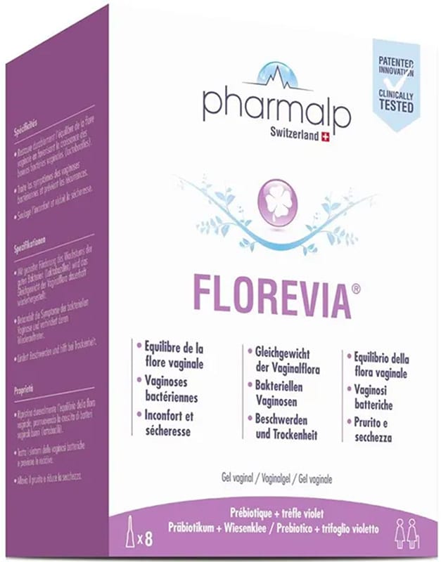 Pharmalp Florevia | Gleichgewicht der vaginalen Flora und vaginale Trockenheit