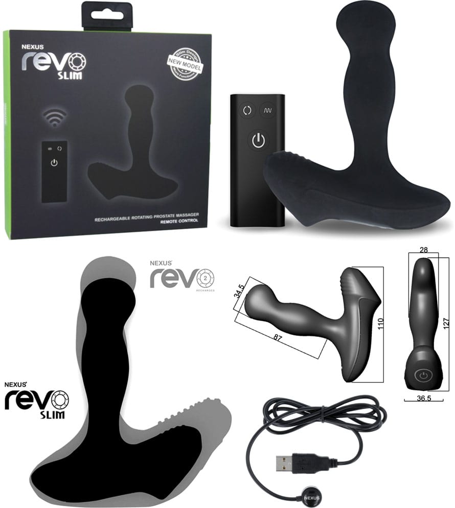 Nexus Revo Slim | Rotierendes und wiederaufladbares Prostatavibrator