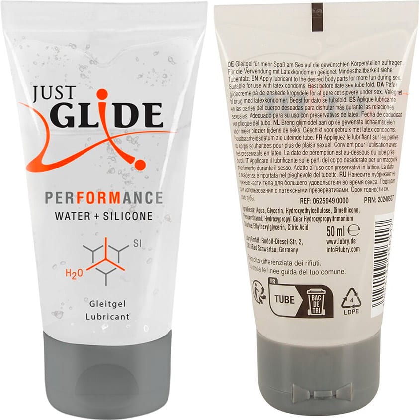 Just Glide Performance | Lubrifiant vegan à base d'eau et de silicone