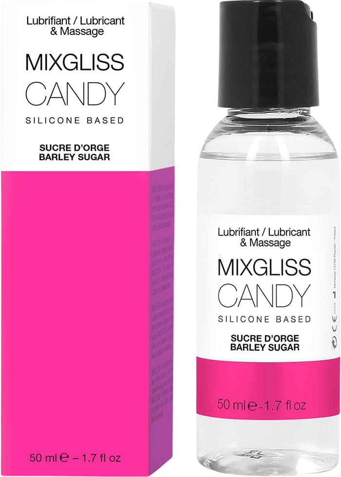 MixGliss Candy | Gleitmittel auf Silikonbasis | Gerstenzucker