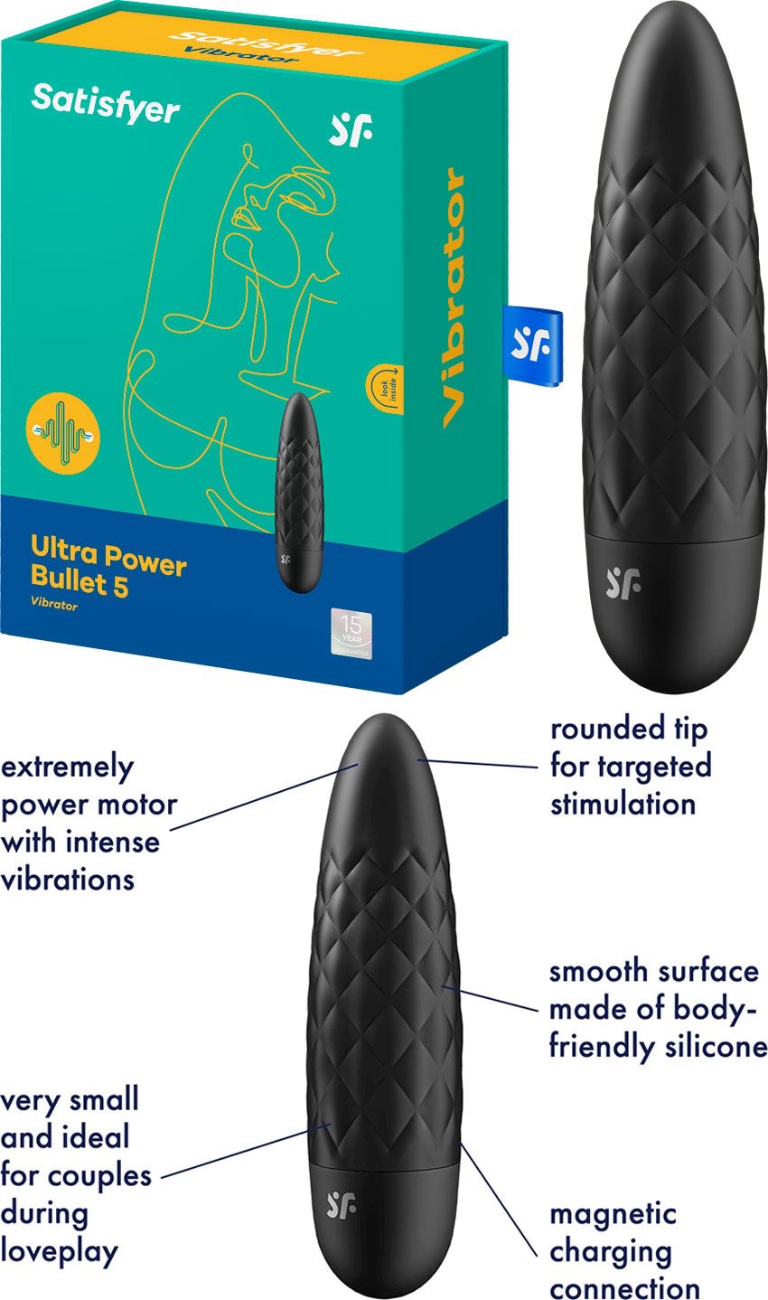 Satisfyer Ultra Power Bullet 5 | Vibromasseur et stimulateur de clitoris