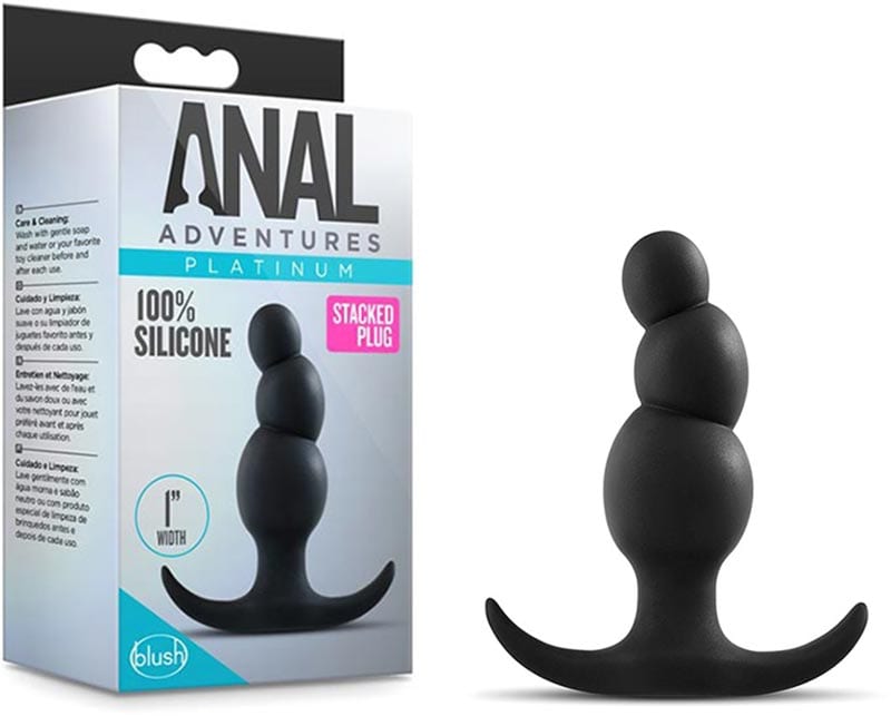 Blush Novelties Anal Adventures Stacked | Analplug aus Silikon