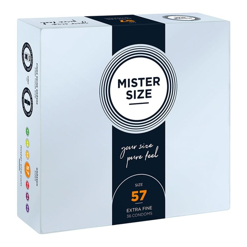 Mister Size - Grösse 57 | 36 Kondome nach Mass