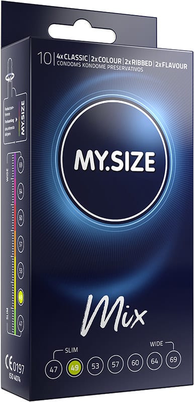 My Size Mix | Taille 49 | Mix de préservatifs avec taille spécifique