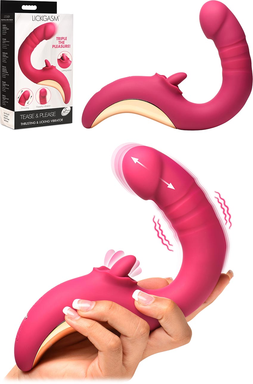 Lickgasm Tease & Please  | Vibrator und schwingende Zunge
