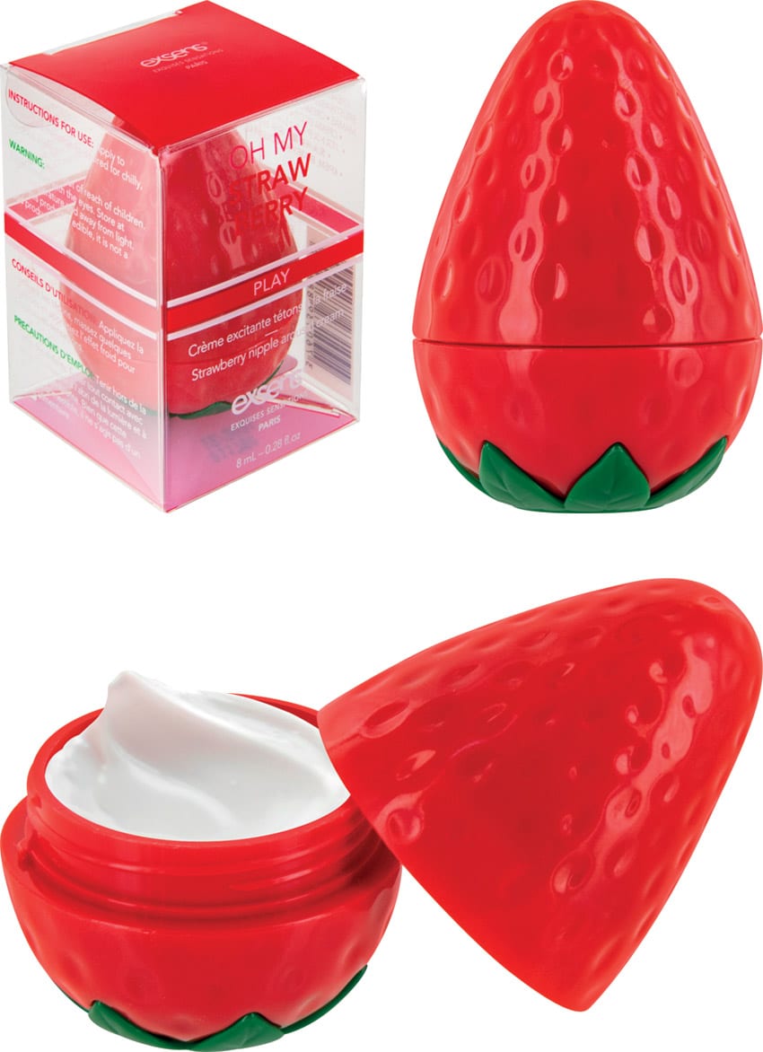 Exsens Oh My Strawberry | Stimulationscreme für Brustwarzen