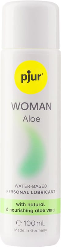 pjur Woman Aloe | Lubrifiant à base d'eau et d'aloe vera | 100 ml