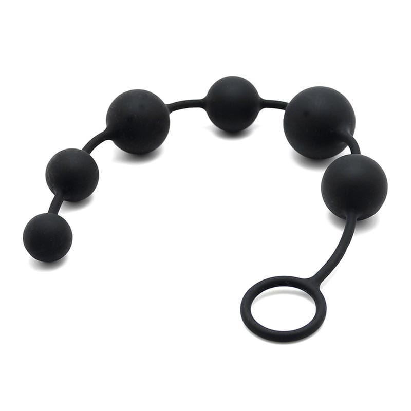 Chapelet de boules anales en silicone souple Rimba - Envoi discret