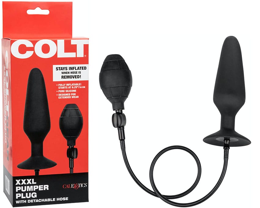 COLT XXXL Pumper Plug | Plug anal gonflable en silicone