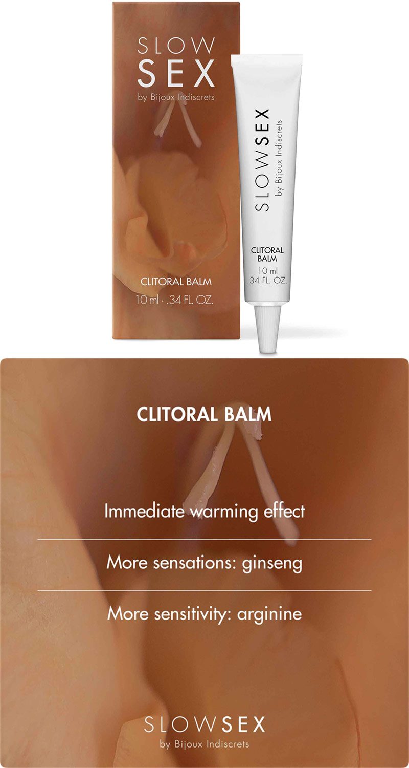Bijoux Indiscrets Slow Sex | Baume stimulant pour le clitoris | 10 ml