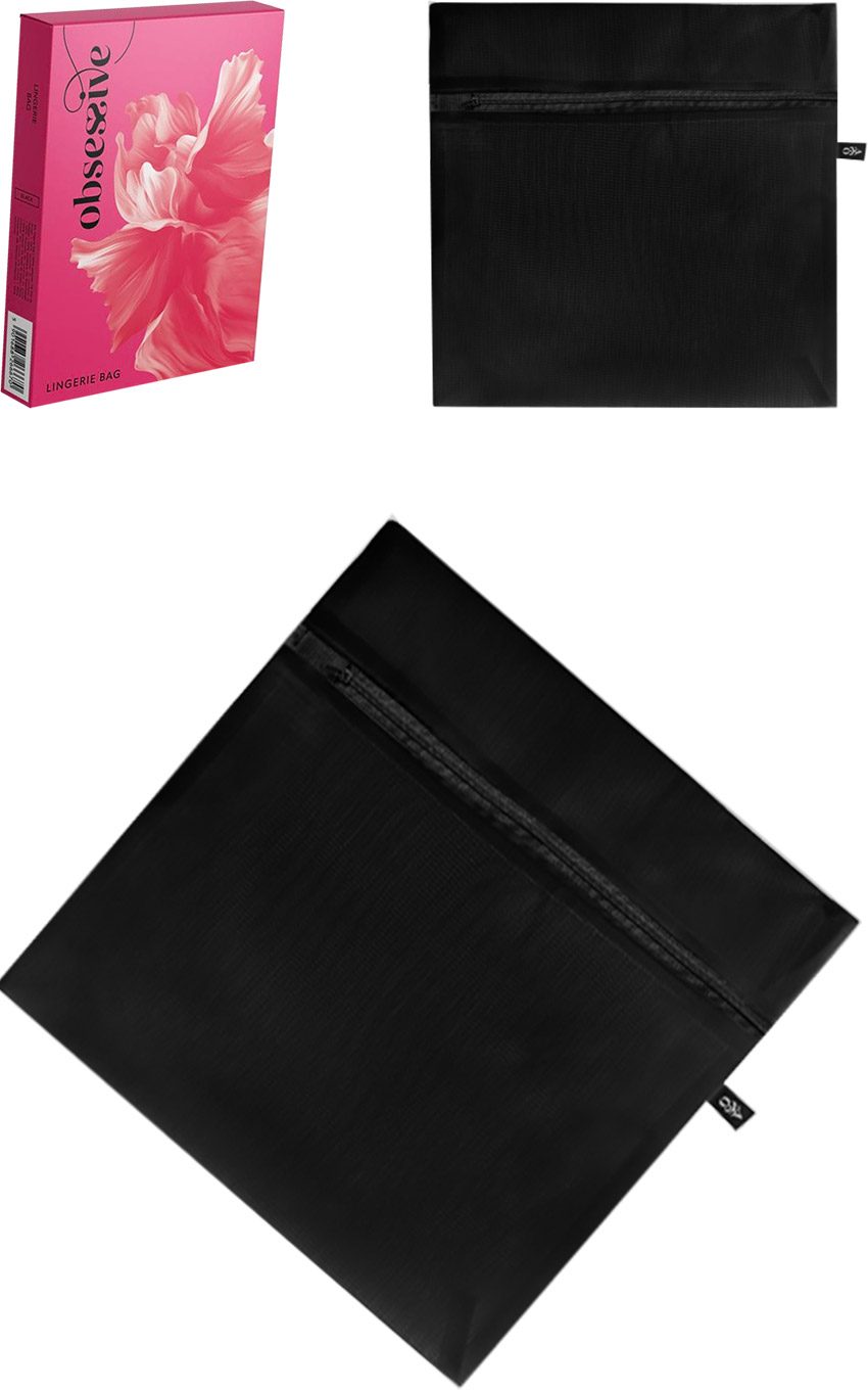 Obsessive Lingerie Bag | Sac de lavage protecteur | Noir