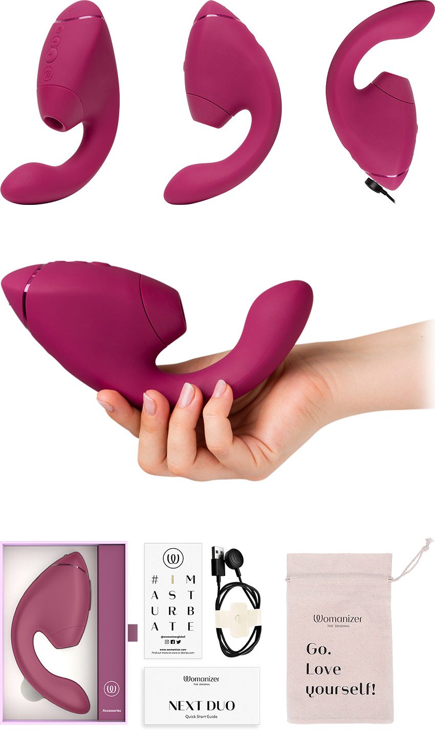 Womanizer NEXT DUO | Stimulateur clitoridien et vibromasseur point G