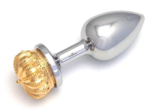 Rosebuds Couronne | Plug anal décoré d'une couronne dorée | L