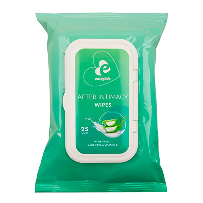 Easyglide | Lingettes pour l'après rapports intimes | 25 lingettes