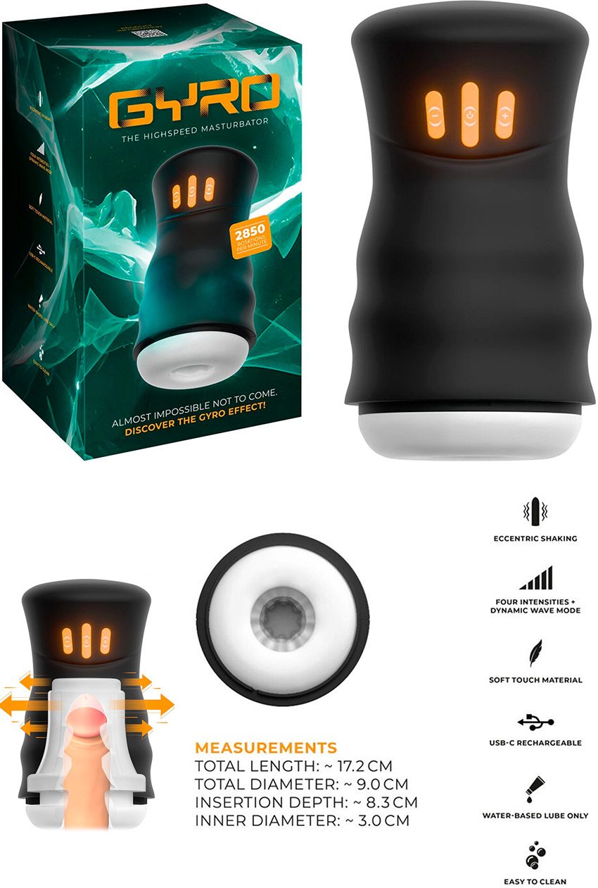 You2Toys Gyro | Masturbateur automatique | Mouvements excentriques