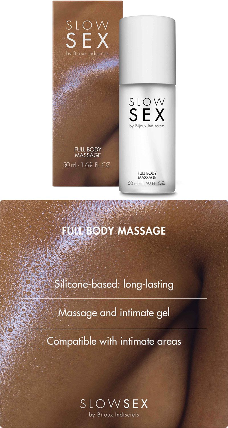 Bijoux Indiscrets Slow Sex | Gel de massage pour tout le corps | 50 ml