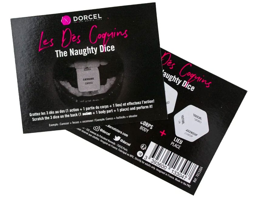 Dorcel Les Dés Coquins | Rubbelkarte (Französisch/Englisch)