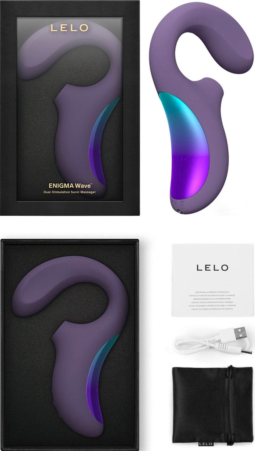 LELO Enigma Wave | Klitorisstimulator + G-Punkt Vibrator