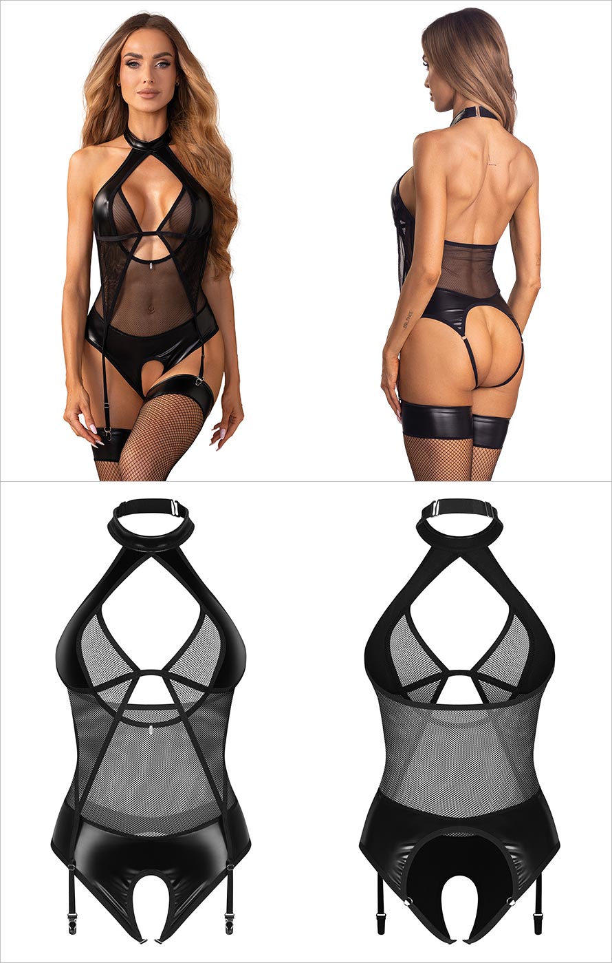 Obsessive Dominna | Offener Teddy im Intimbereich und Gesäß