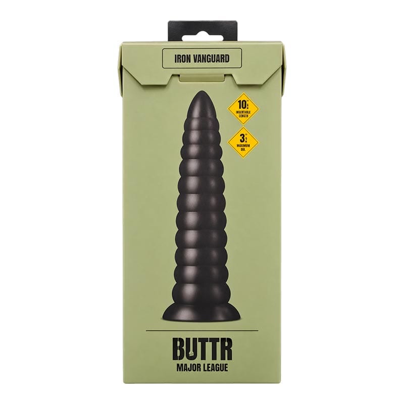 BUTTR Iron Vanguard | XXL Analplug mit Textur für intensive Stimulation