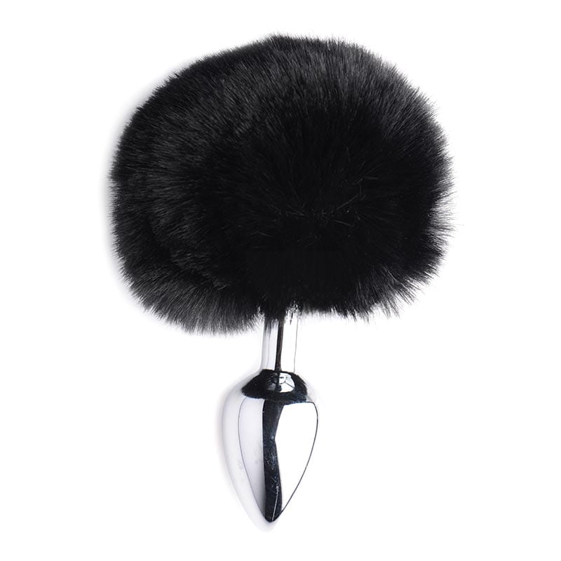 Tailz Onyx Bunny | Plug anal avec pompon de lapin | Noir