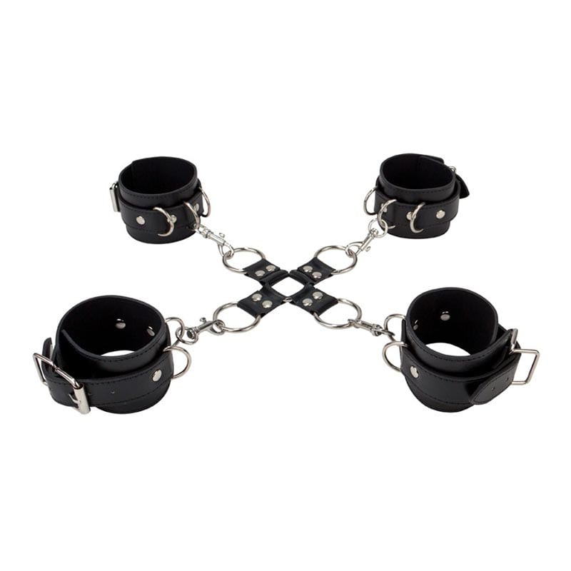 Ouch! | Kit d'attaches pour poignets et chevilles | Noir